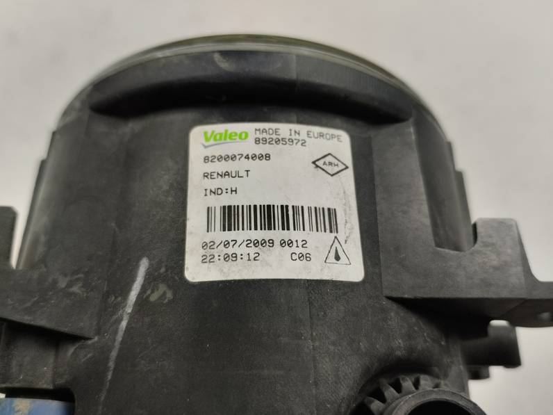 FARO ANTINIEBLA IZQUIERDO RENAULT SCENIC III 2009 2.0 DCI D FAP (160 CV)