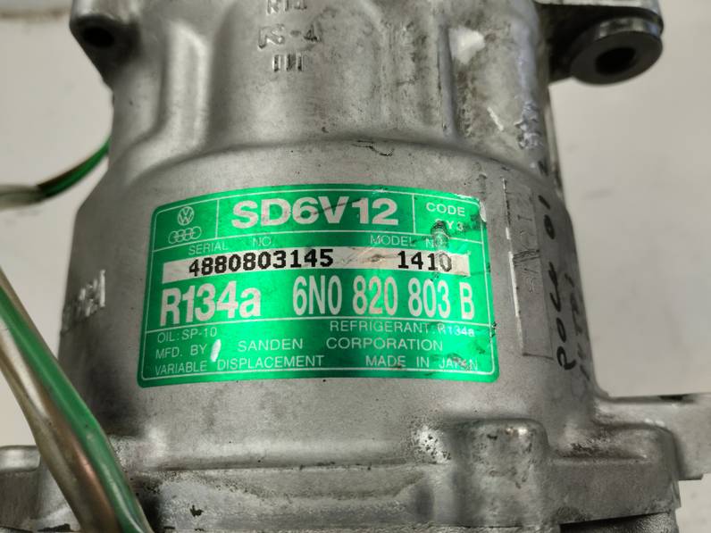 COMPRESOR AIRE ACONDICIONADO VOLKSWAGEN POLO BERLINA 2001 1.4 TDI (75 CV)