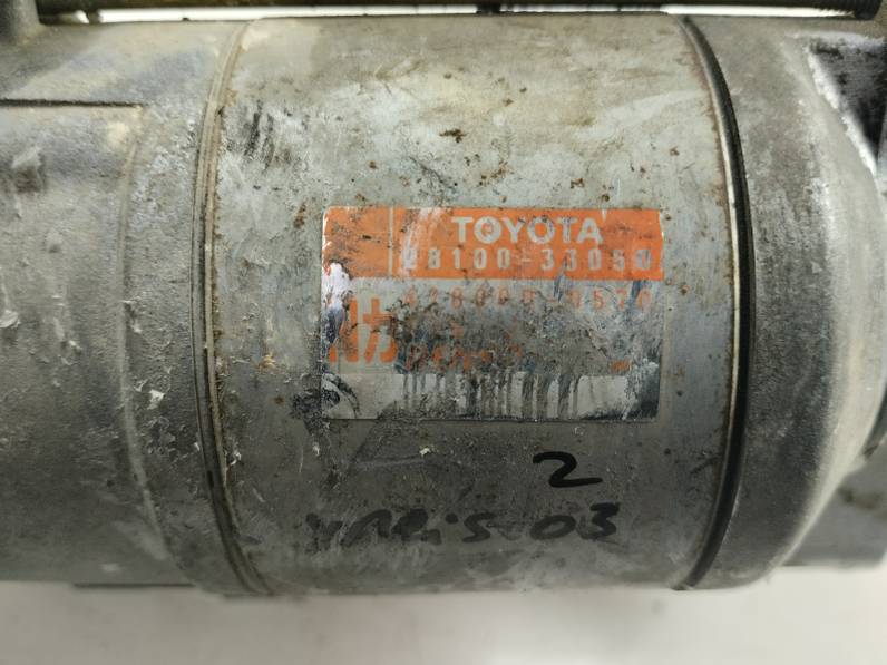 MOTOR ARRANQUE TOYOTA YARIS 2003 1.4 TURBODIESEL (75 CV)