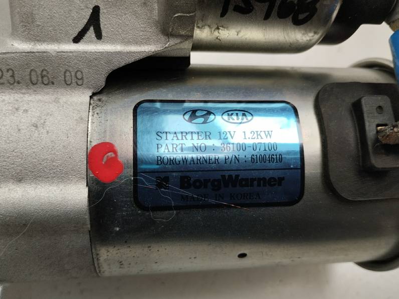 MOTOR ARRANQUE HYUNDAI BAYON 2023 1.2 (84CV)