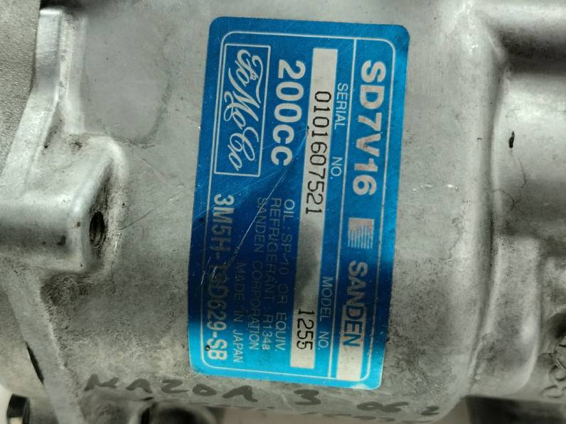 COMPRESOR AIRE ACONDICIONADO MAZDA 3 BERLINA 2006 1.6 CD D (109 CV)