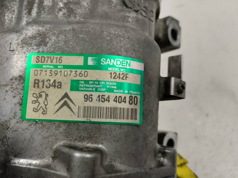 COMPRESOR AIRE ACONDICIONADO PEUGEOT 406 BERLINA 2003 1.8 16V (116 CV)