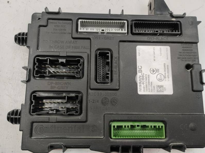 CAJA RELES FUSIBLES NISSAN QASHQAI 2017 1.5 TURBODIESEL (110 CV)