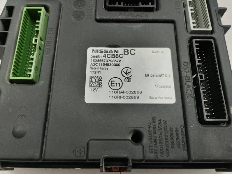 CAJA RELES FUSIBLES NISSAN QASHQAI 2017 1.5 TURBODIESEL (110 CV)