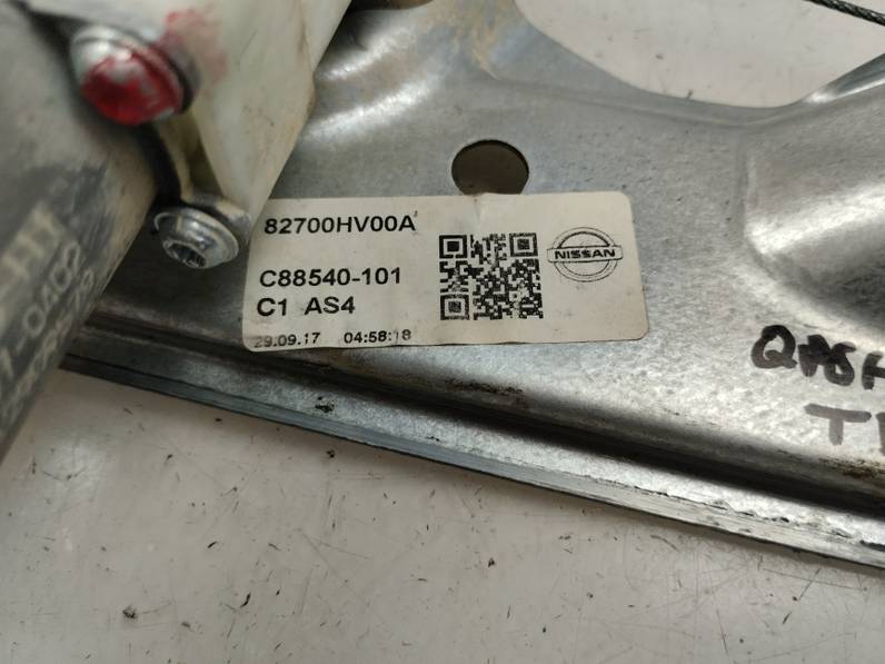 ELEVALUNAS TRASERO DERECHO NISSAN QASHQAI 2017 1.5 TURBODIESEL (110 CV)