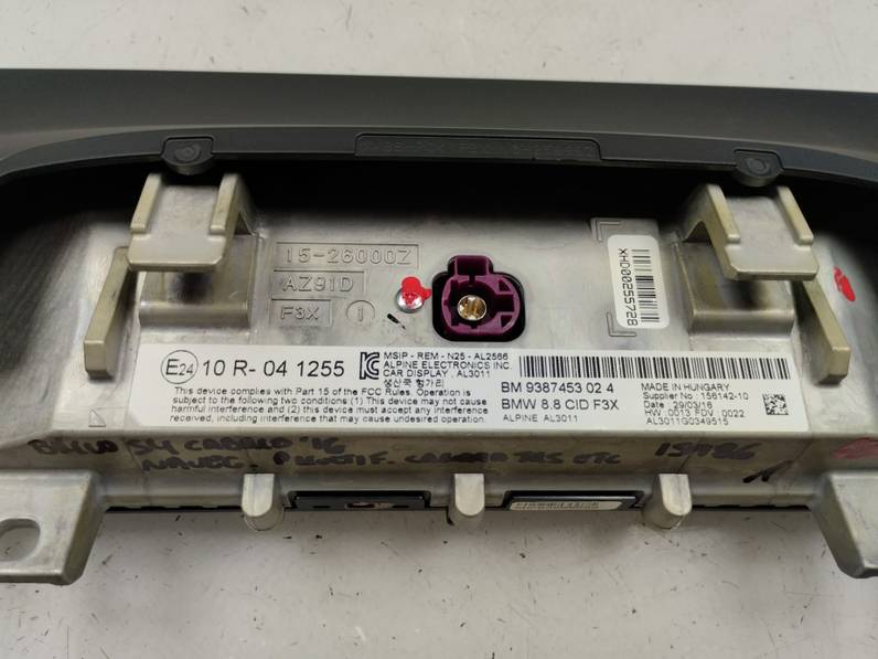 PANTALLA MULTIFUNCION BMW SERIE 4 CABRIO 2016 3.0 TURBODIESEL (313 CV)