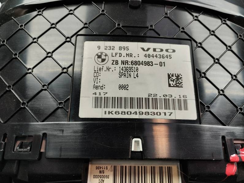 CUADRO INSTRUMENTOS BMW SERIE 4 CABRIO 2016 3.0 TURBODIESEL (313 CV)