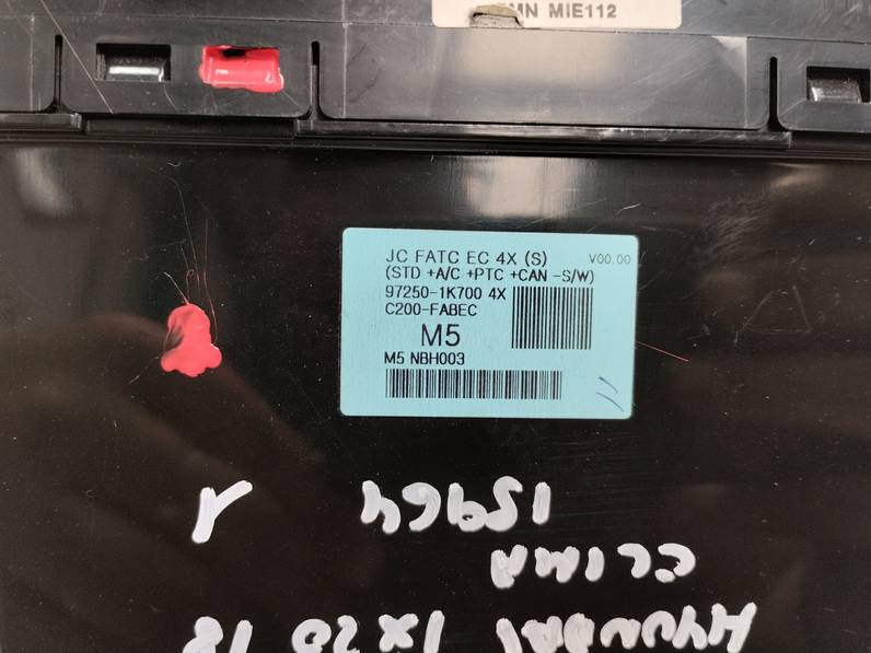 MANDO CLIMATIZADOR HYUNDAI IX20 2018 1.4 (90 CV)