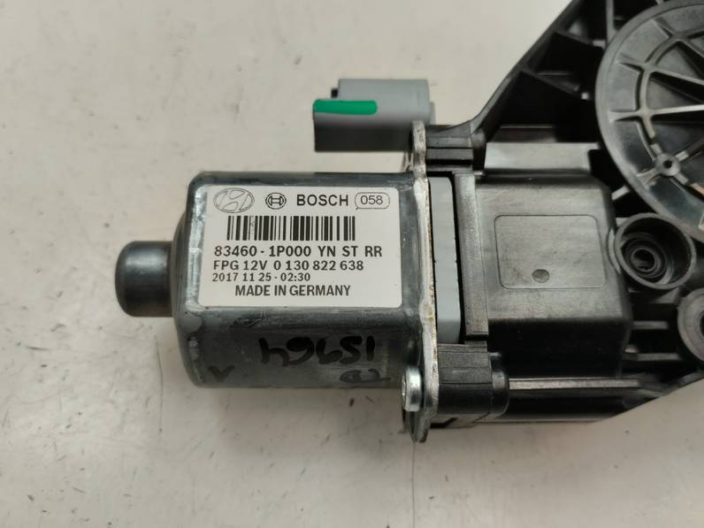 MOTOR ELEVALUNAS TRASERO DERECHO HYUNDAI IX20 2018 1.4 (90 CV)