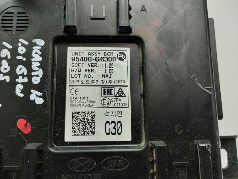 CAJA RELES FUSIBLES KIA PICANTO 2018 1.0 (67 CV)