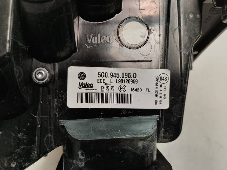 PILOTO TRASERO IZQUIERDO VOLKSWAGEN GOLF VII LIM 2017 1.4 16V TSI (125 CV)