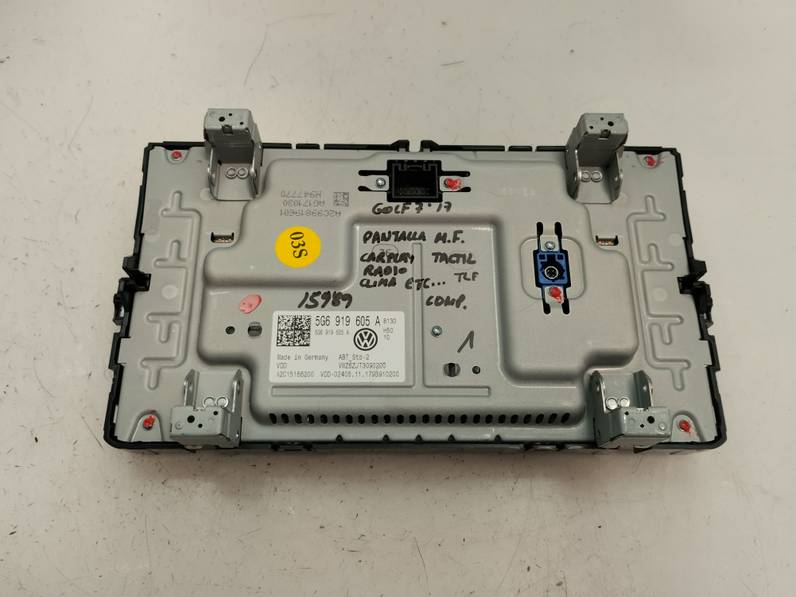 PANTALLA MULTIFUNCION VOLKSWAGEN GOLF VII LIM 2017 1.4 16V TSI (125 CV)