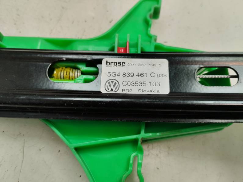 ELEVALUNAS TRASERO IZQUIERDO VOLKSWAGEN GOLF VII LIM 2017 1.4 16V TSI (125 CV)