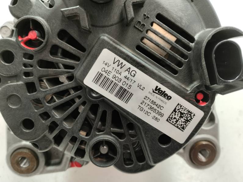 ALTERNADOR VOLKSWAGEN GOLF VII LIM 2017 1.4 16V TSI (125 CV)
