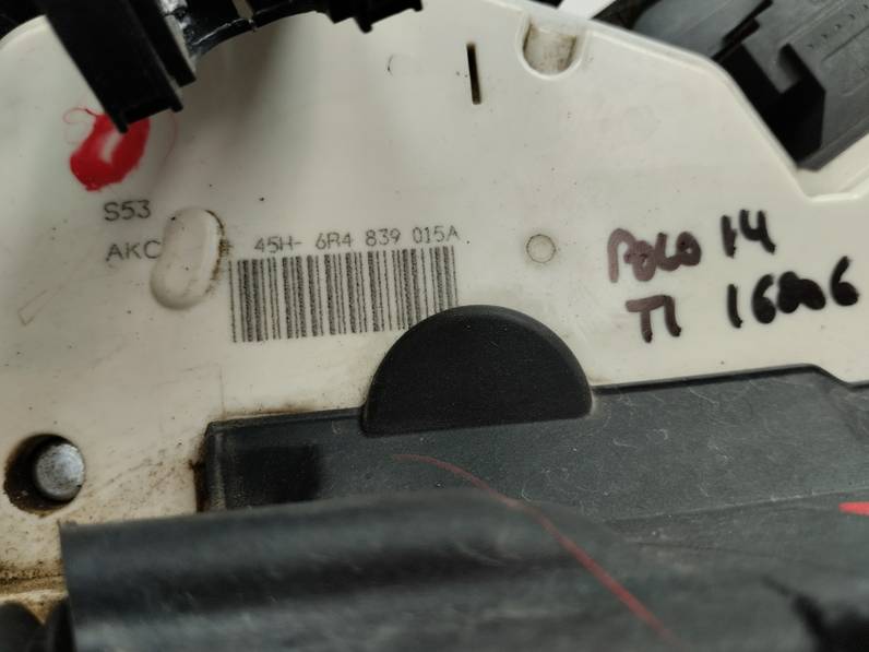 CERRADURA PUERTA TRASERA IZQUIERDA VOLKSWAGEN POLO 2014 1.2 TDI (75 CV)