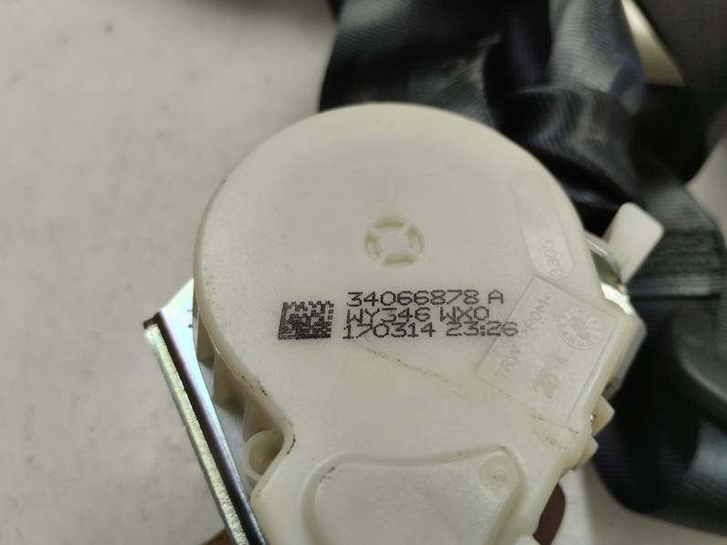 CINTURON SEGURIDAD TRASERO DERECHO VOLKSWAGEN POLO 2014 1.2 TDI (75 CV)