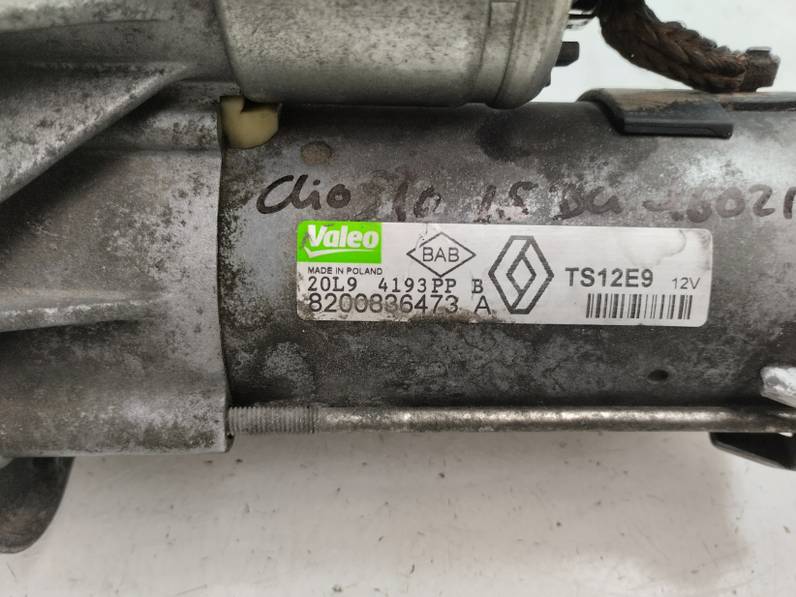 MOTOR ARRANQUE RENAULT CLIO III 2010 1.5 DCI D (86 CV)