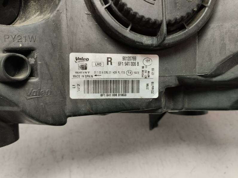 FARO DERECHO SEAT IBIZA 2019 1.0 TSI (95 CV)