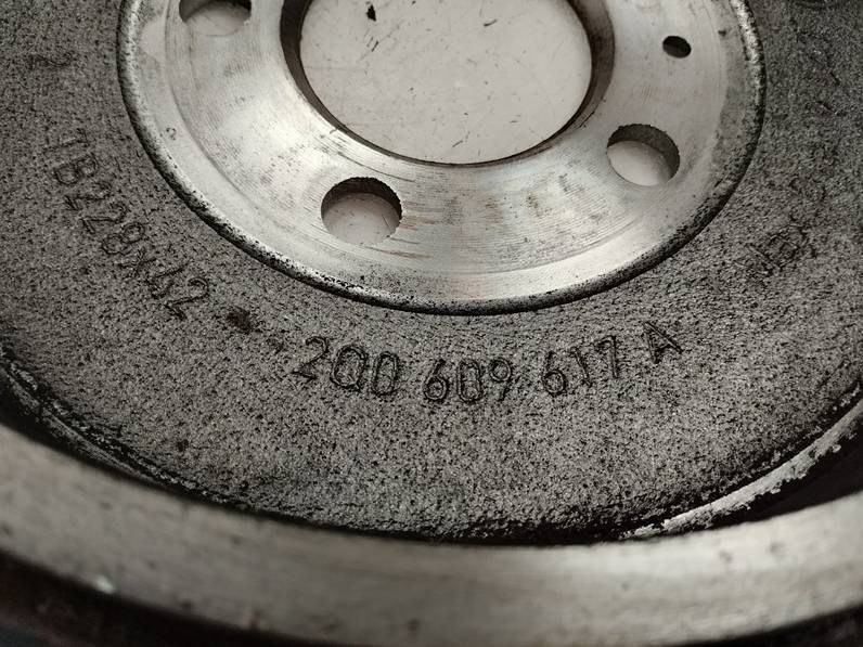 TAMBOR FRENO TRASERO SEAT IBIZA 2019 1.0 TSI (95 CV)