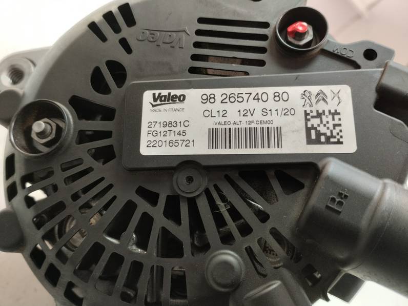 ALTERNADOR OPEL CORSA F 2020 1.2 (101 CV)