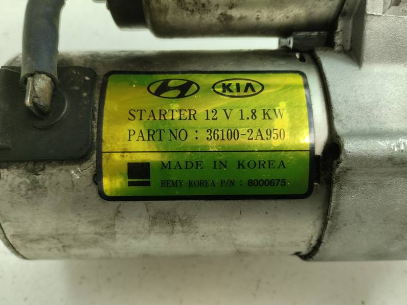 MOTOR ARRANQUE HYUNDAI I40 2015 1.7 CRDI (141 CV)