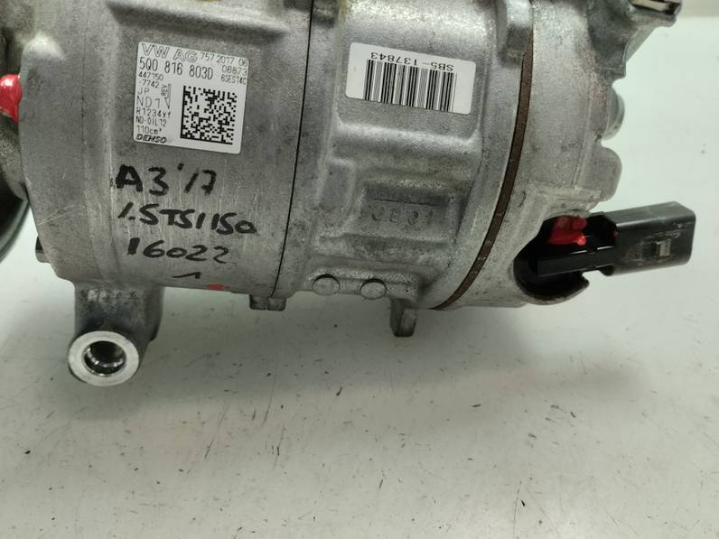 COMPRESOR AIRE ACONDICIONADO AUDI A3 2017 1.5 16V TSI ACT (150 CV)
