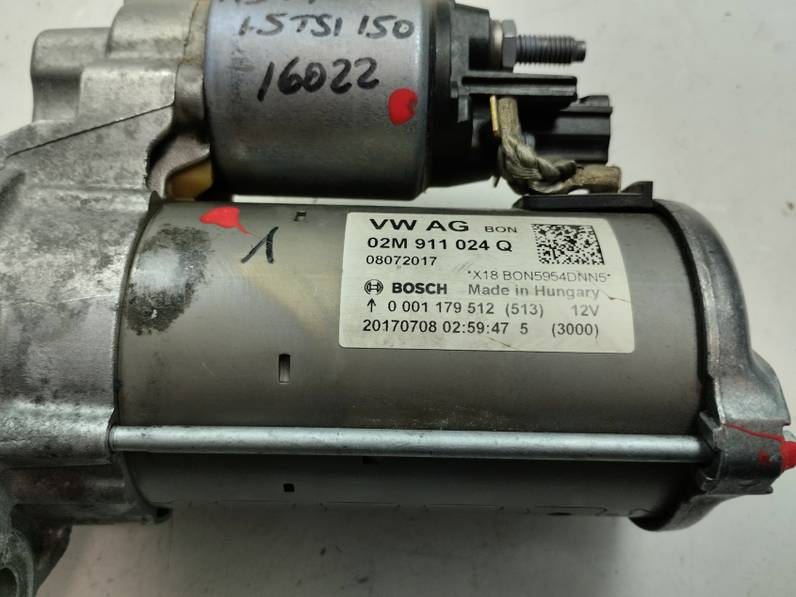 MOTOR ARRANQUE AUDI A3 2017 1.5 16V TSI ACT (150 CV)