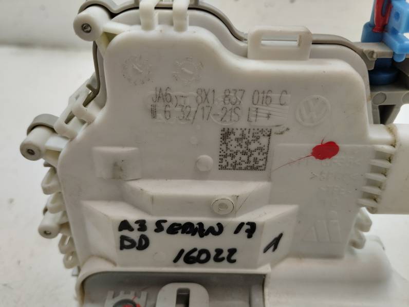 CERRADURA PUERTA DELANTERA DERECHA AUDI A3 2017 1.5 16V TSI ACT (150 CV)