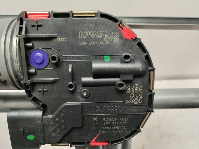 MOTOR LIMPIA DELANTERO AUDI A3 2017 1.5 16V TSI ACT (150 CV)