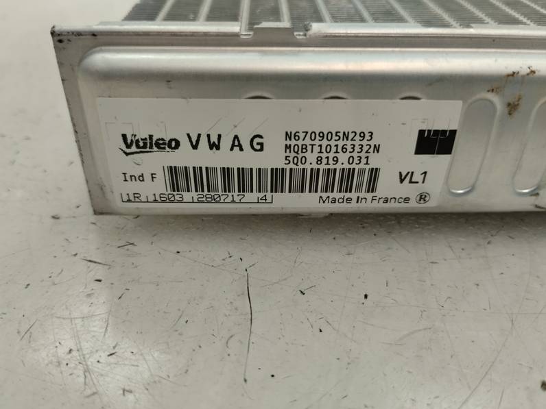 CONDENSADOR RADIADOR AIRE ACONDICIONADO AUDI A3 2017 1.5 16V TSI ACT (150 CV)