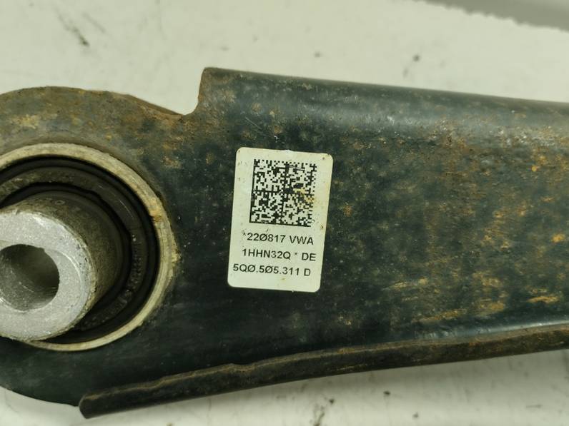 BRAZO SUSPENSION INFERIOR TRASERO DERECHO AUDI A3 2017 1.5 16V TSI ACT (150 CV)