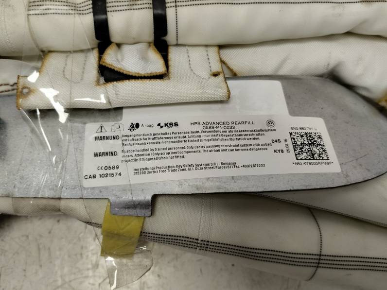 AIRBAG CORTINA DELANTERO IZQUIERDO VOLKSWAGEN TIGUAN 2016 2.0 TDI (110 CV)