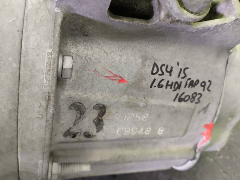 CAJA CAMBIOS CITROEN DS4 2015 1.6 HDI (92 CV)