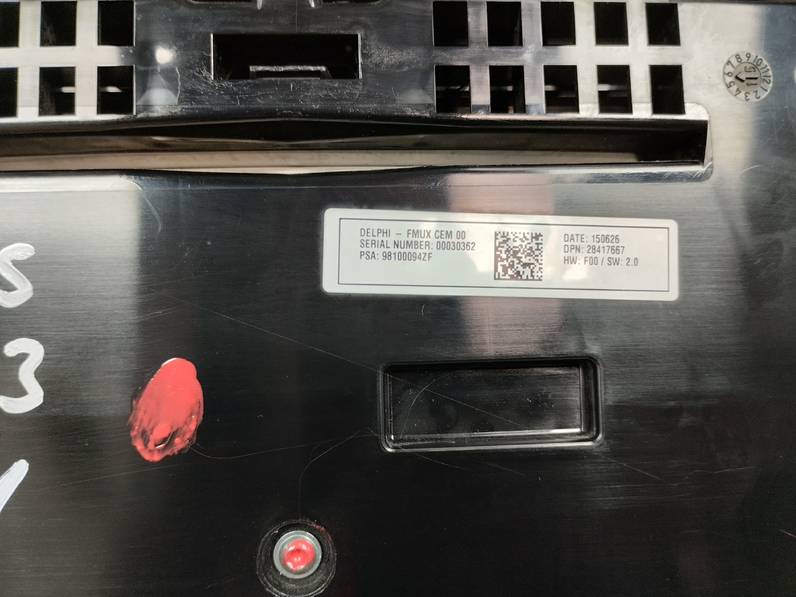 MANDO CLIMATIZADOR CITROEN DS4 2015 1.6 HDI (92 CV)