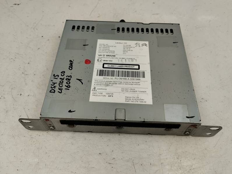 SISTEMA AUDIO RADIO CD CITROEN DS4 2015 1.6 HDI (92 CV)