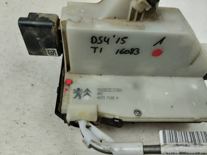 CERRADURA PUERTA TRASERA IZQUIERDA CITROEN DS4 2015 1.6 HDI (92 CV)