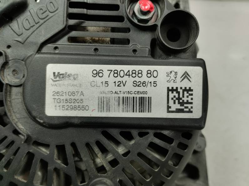 ALTERNADOR CITROEN DS4 2015 1.6 HDI (92 CV)