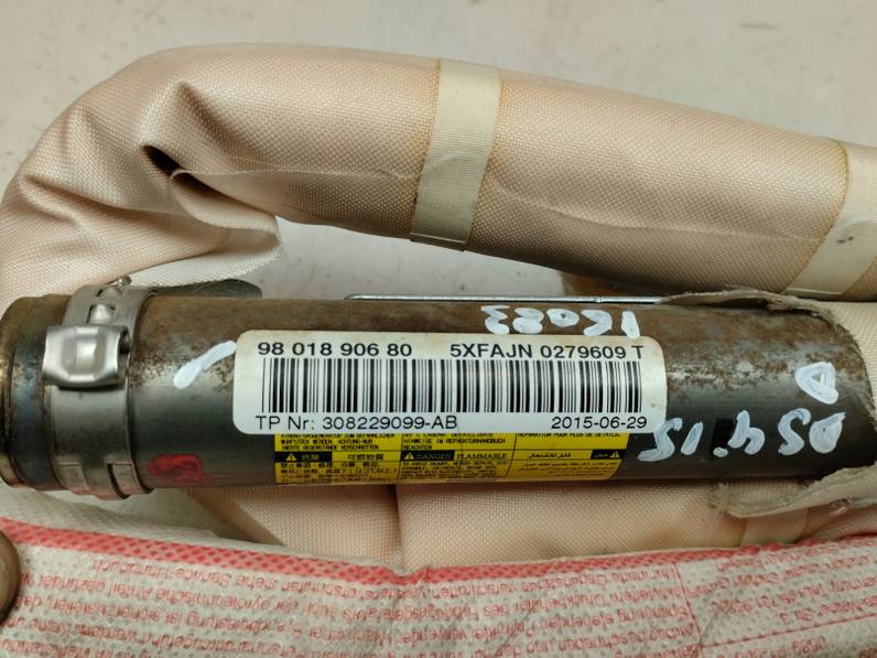 AIRBAG CORTINA DELANTERO DERECHO CITROEN DS4 2015 1.6 HDI (92 CV)