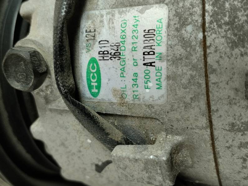 COMPRESOR AIRE ACONDICIONADO HYUNDAI ELANTRA 2012 1.6 (132 CV)