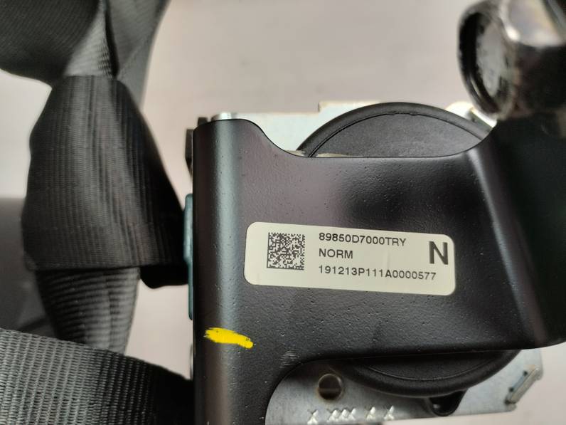 CINTURON SEGURIDAD TRASERO CENTRAL HYUNDAI TUCSON 2020 1.6 (132 CV)