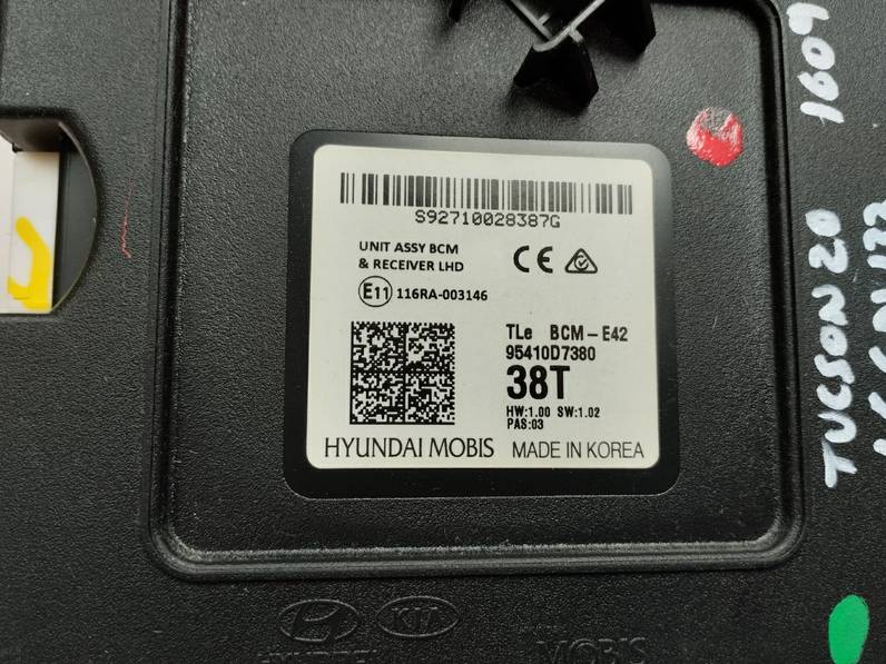 CAJA RELES FUSIBLES HYUNDAI TUCSON 2020 1.6 (132 CV)