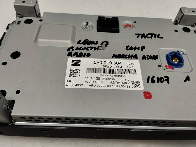 PANTALLA MULTIFUNCION SEAT LEON 2017 1.6 TDI (110 CV)