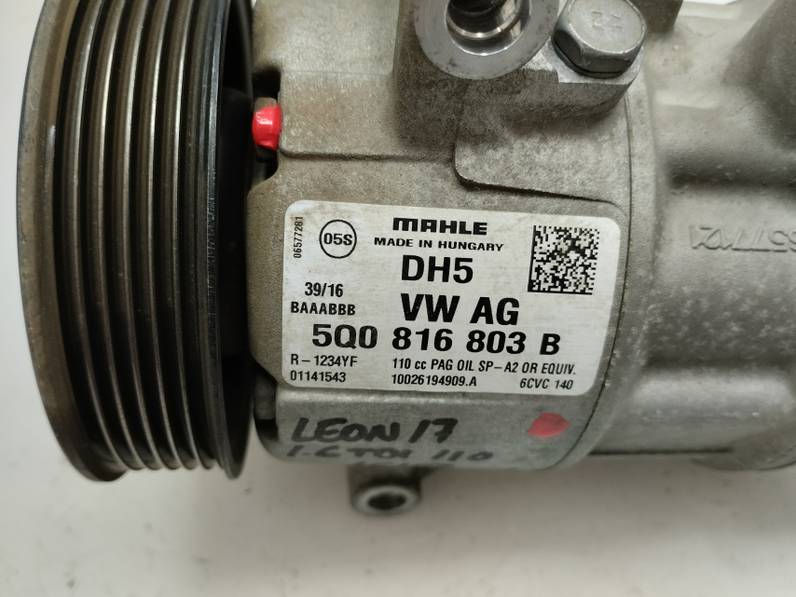 COMPRESOR AIRE ACONDICIONADO SEAT LEON 2017 1.6 TDI (110 CV)