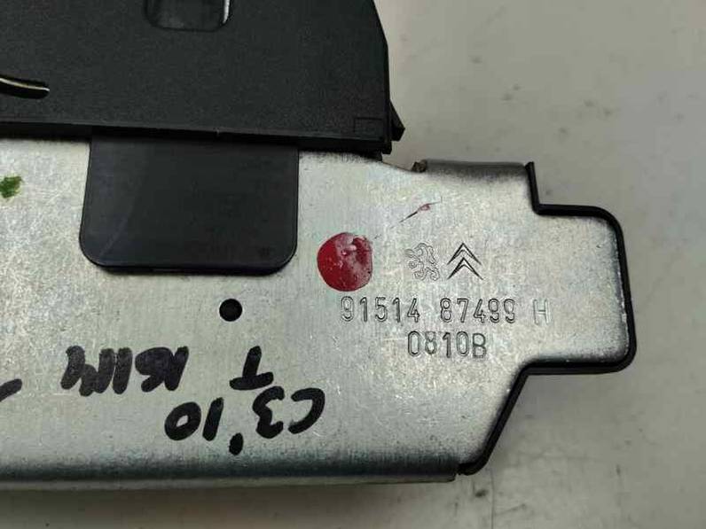 CERRADURA MALETERO PORTON CITROEN C3 2010 1.1 (60 CV)