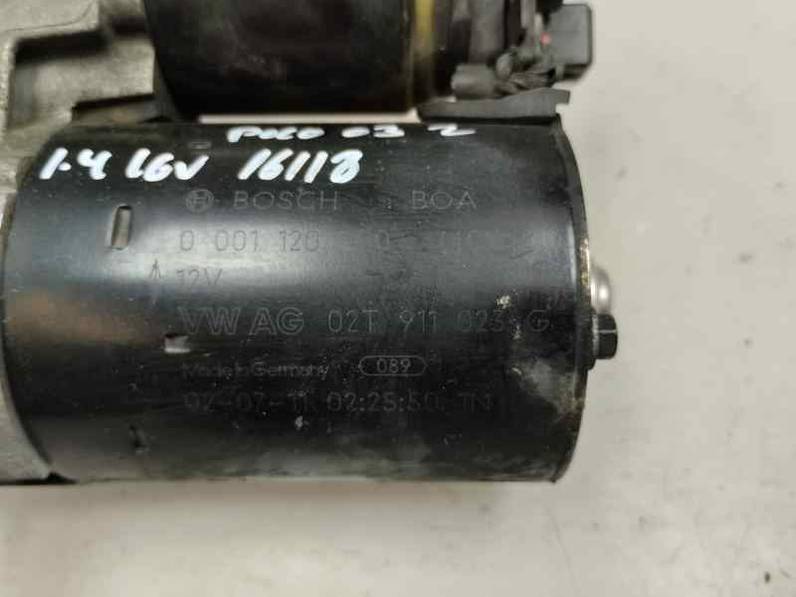 MOTOR ARRANQUE VOLKSWAGEN POLO 2003 1.4 16V (75 CV)