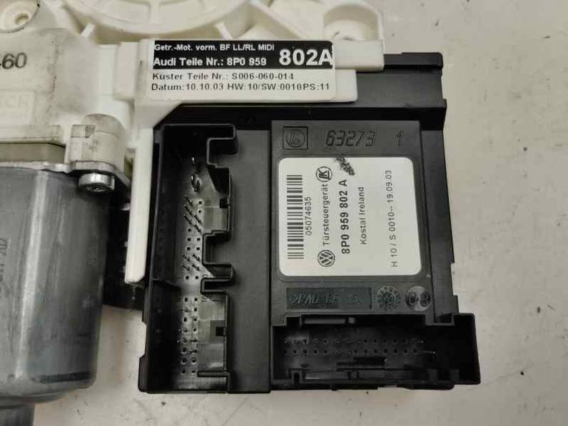 MOTOR ELEVALUNAS DELANTERO DERECHO AUDI A3 2003 1.9 TDI (105 CV)