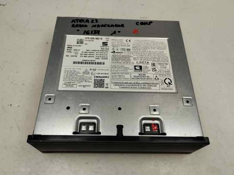 SISTEMA AUDIO RADIO CD SEAT ATECA 2023 2.0 (150 CV)