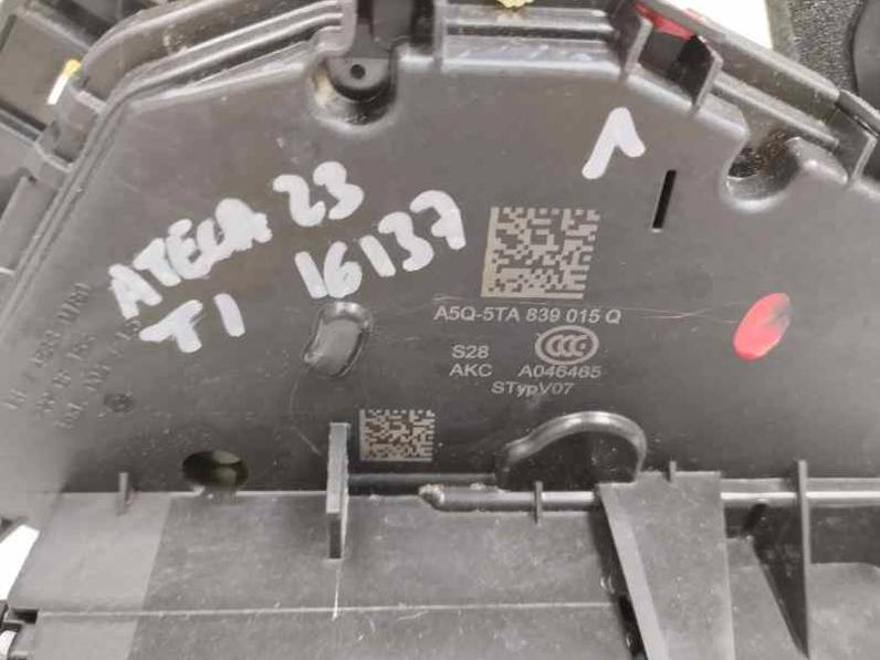 CERRADURA PUERTA TRASERA IZQUIERDA SEAT ATECA 2023 2.0 (150 CV)