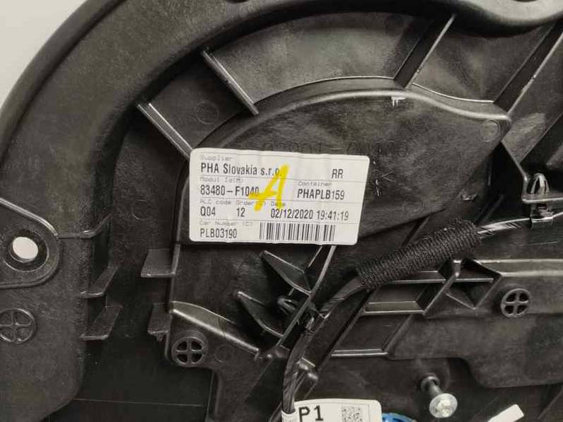 ELEVALUNAS TRASERO DERECHO KIA SPORTAGE 2021 1.6 T-GDI 132 CV (132 CV)