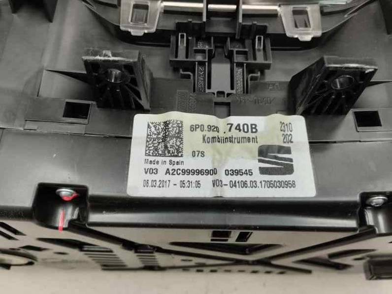 CUADRO INSTRUMENTOS SEAT IBIZA 2017 1197 (90 CV)